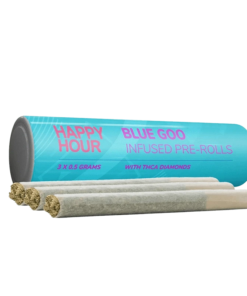 Happy Hour - Blue Goo Infused PR 3 x 0.5 g (INDICA)