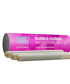 Happy Hour - Bubba Hubba Infused PR 3 x 0.5 g (SATIVA)