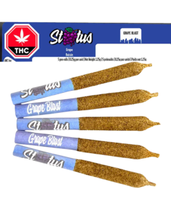 Status - Grape Blast Liquid Diamond Infused kief coated PR 5 x 0.25 g (SATIVA)