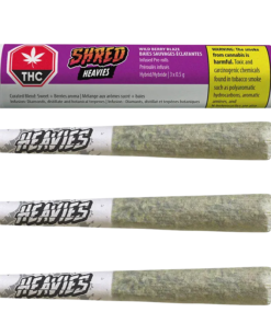 Shred - Wild Berry Blaze Heavies Diamond & Disty Infused PR 3 x 0.5 g (HYBRID)