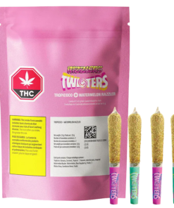 Rizzlers - Watermelon Razzler + Tropicoco Kief Coated Infused PR 4 x 0.5 g