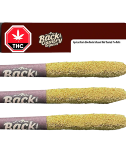 Back Country Organics - Apricot Kush Live Rosin Kief Coated Infused PR 3 x 0.5 g (HYBRID)