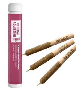 General Admission - Raspberry Twist Infused PR 3 x 0.5 g (SATIVA)