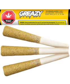 Greazy - Chemdawg 60+ Double Infused PR 3 x 0.5 g (INDICA)