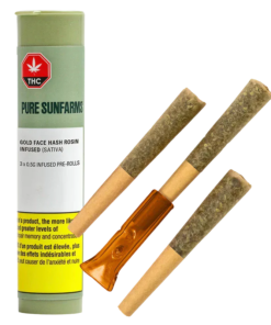 Pure Sunfarms - Gold Face Hash Rosin Infused PR 3 x 0.5 g (SATIVA)