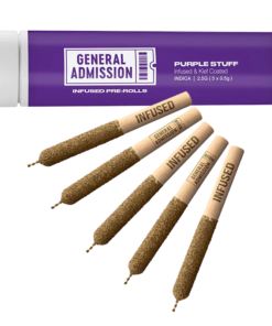 General Admission - Purple Stuff Infused PR 5 x 0.5 g (INDICA)