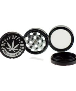 Puff Puff Pass - Puff Puff Pass Aluminum Grinder 4pc -Black-50mm