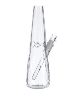 Alternative view of Aurora - Aurora Crystal Beaker Water Pipe - Clear - 11.4in.