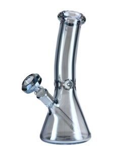 Alternative view of Aurora - Aurora San Rafael Beaker Water Pipe - Blue Fumed - 12in.