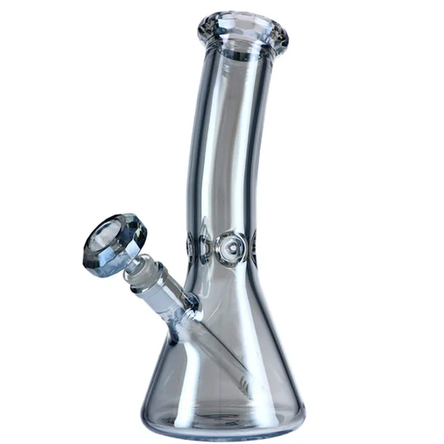 Aurora - Aurora San Rafael Beaker Water Pipe - Blue Fumed - 12in. - Image 6