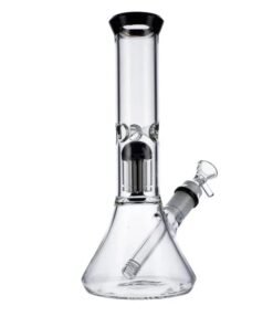 Alternative view of Valiant - Valiant Beaker Water Pipe w/ Perc - Black - 11in.