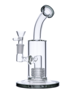 Alternative view of Valiant - Valiant Bent Neck Water Pipe - Transparent Black - 8in.