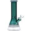 Valiant - Valiant Beaker Water Pipe w/ White Rings - Teal - 8in.