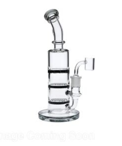 Valiant - Valiant Mini Water Pipe w/ Spiral Perc - Red - 9in.