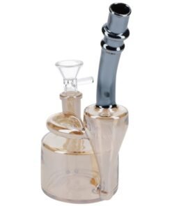 Alternative view of Valiant - Valiant Electro Painted Dual Use Bubblers w/ Bowl & Banger - Champagne Gold - 6in.