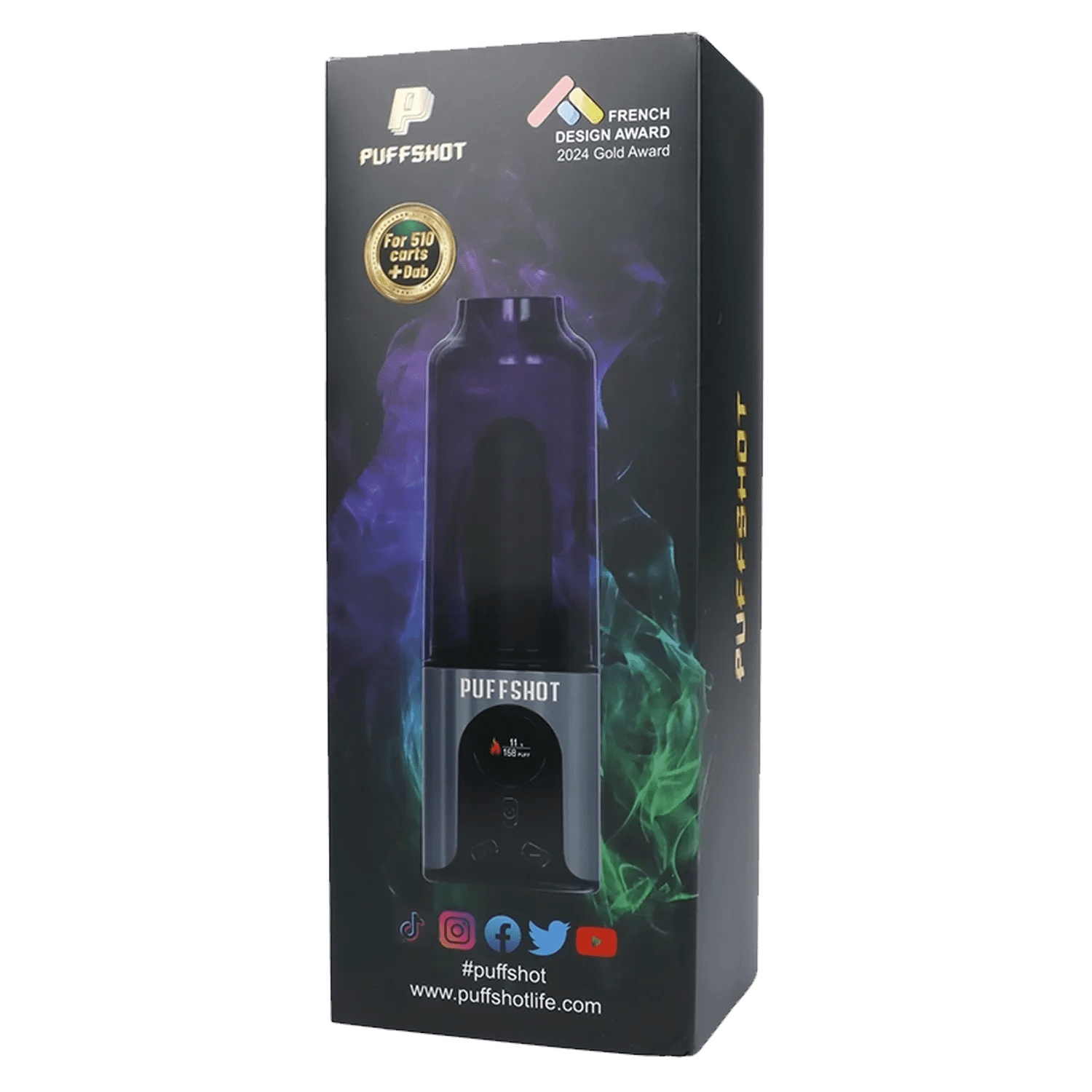 Puffshot - Puffshot Portable 510 Vape Cup Grey - Image 6