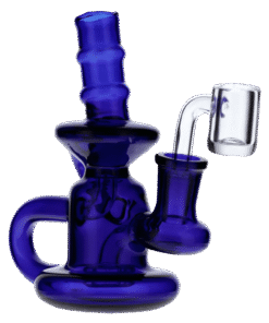 Alternative view of Valiant - Water Pipe w/Quartz-Blue-6in