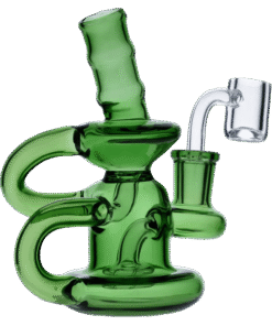 Valiant - Water Pipe w/Quartz-Green-6in
