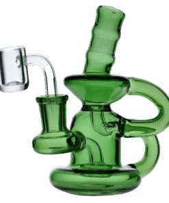 Alternative view of Valiant - Water Pipe w/Quartz-Green-6in