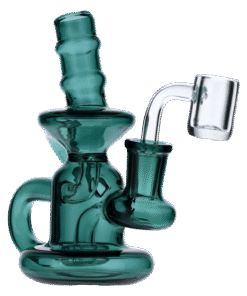 Alternative view of Valiant - Water Pipe w/Quartz-Teal-6in