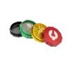 Phoenician Grinders - Phoenician 4pc Large Flat Top Grinder - Rasta