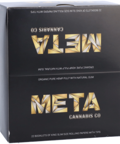 Alternative view of META - Hemp Rolling Papers w/ Crutches - King