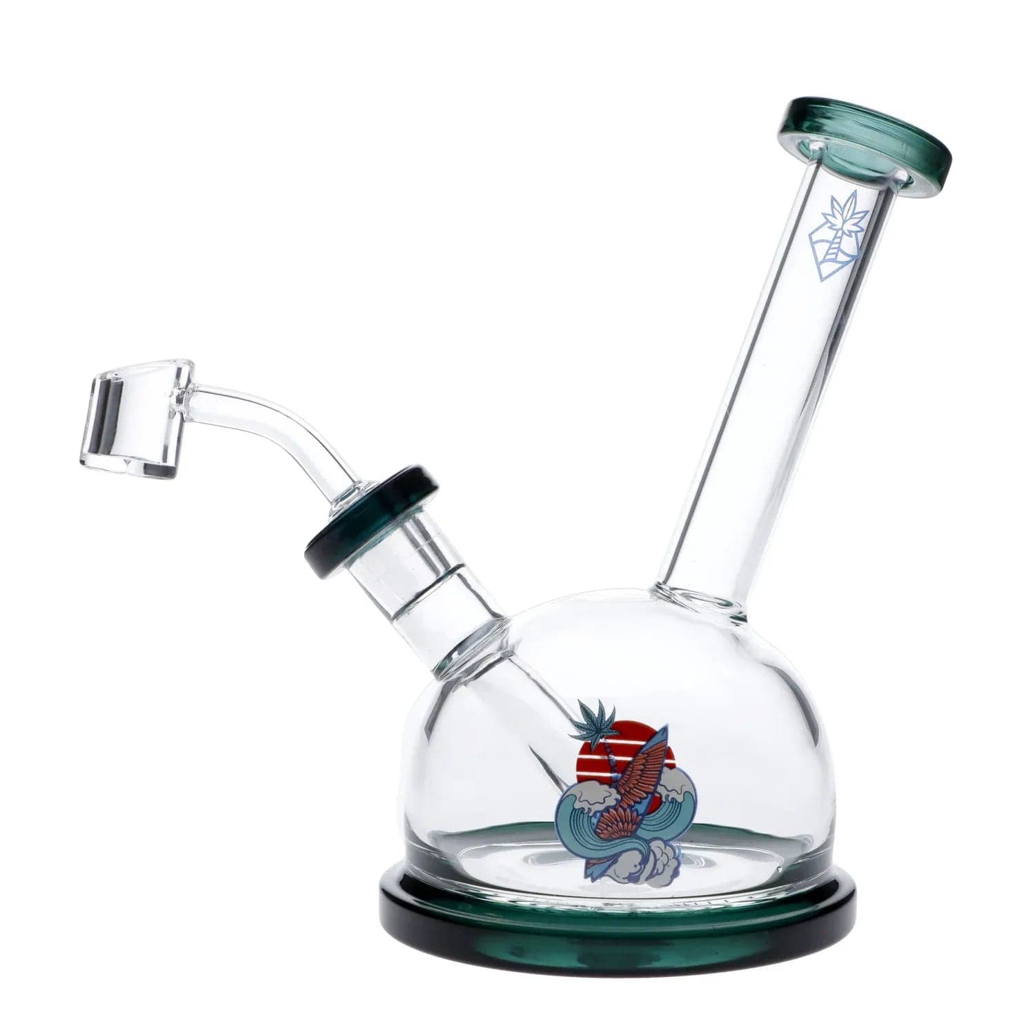 Cabana Cannabis Co. - Cabana Cannabis Co. Shore Water Pipe - Teal - 7in.