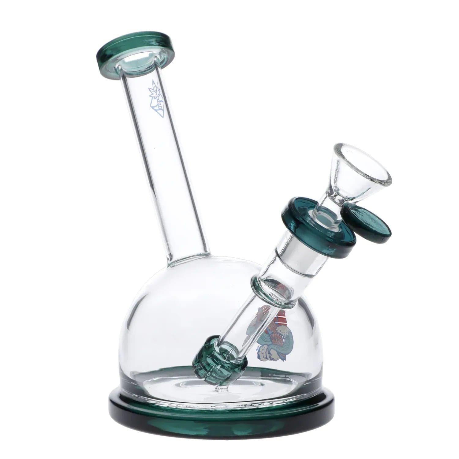 Cabana Cannabis Co. - Cabana Cannabis Co. Shore Water Pipe - Teal - 7in. - Image 6