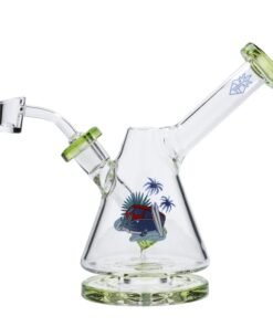 Cabana Cannabis Co. - Cabana Cannabis Co. Reef Water Pipe - Green - 7in.