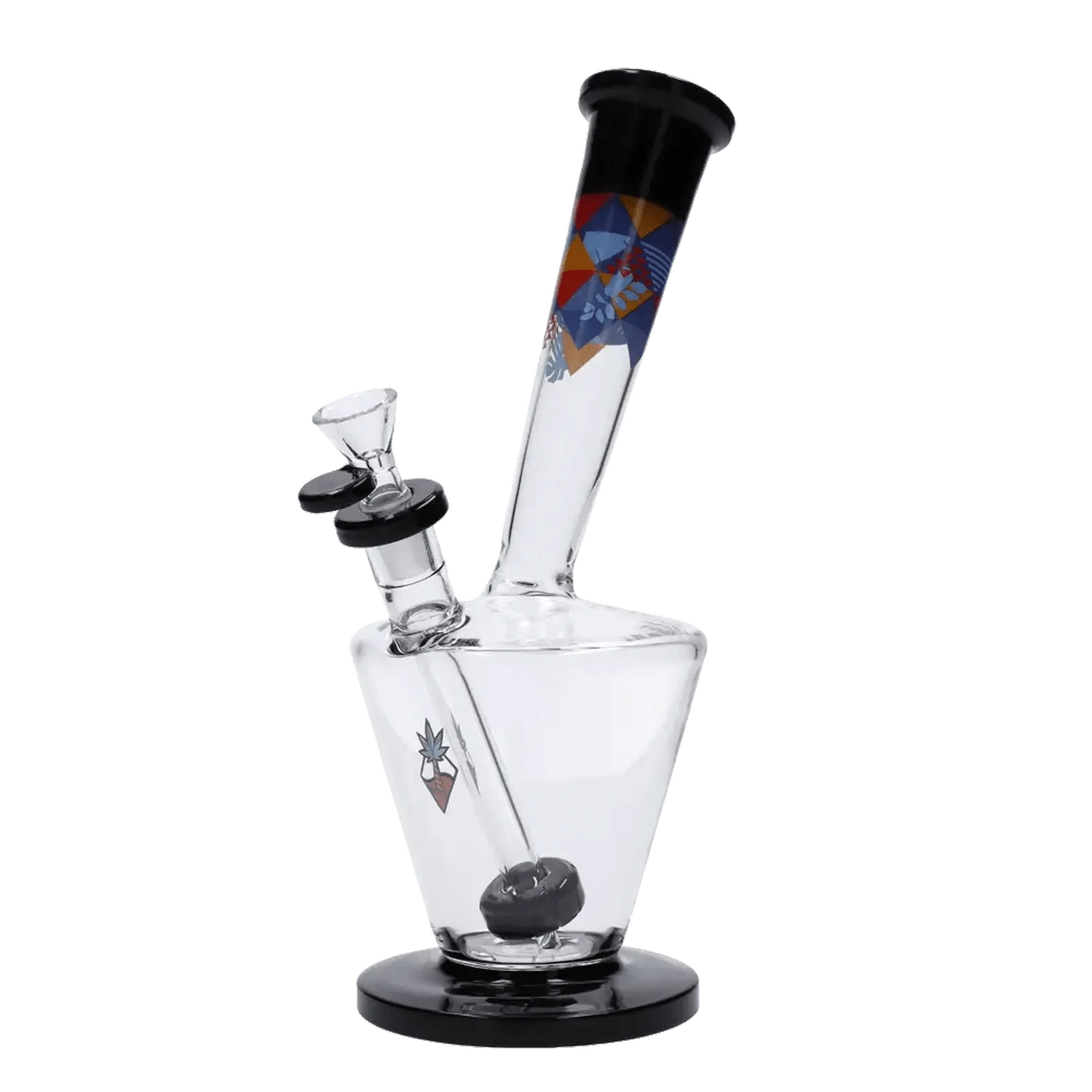 Cabana Cannabis Co. - Cabana Cannabis Co. Flora Water Pipe - Black - 11in. - Image 4