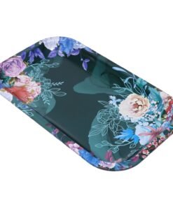 Alternative view of Famous Design - Famous Design Floral Lush Rolling Tray - Medium