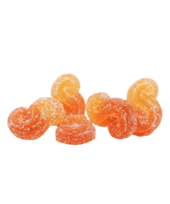 Alternative view of Spinach Sourz - Peach Orange 1:1 Gummies (HYBRID)