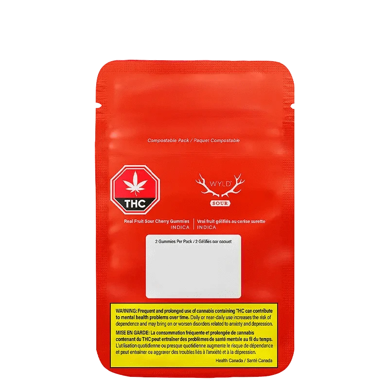 Wyld - Real Fruit Sour Cherry Gummies (INDICA) - Image 3