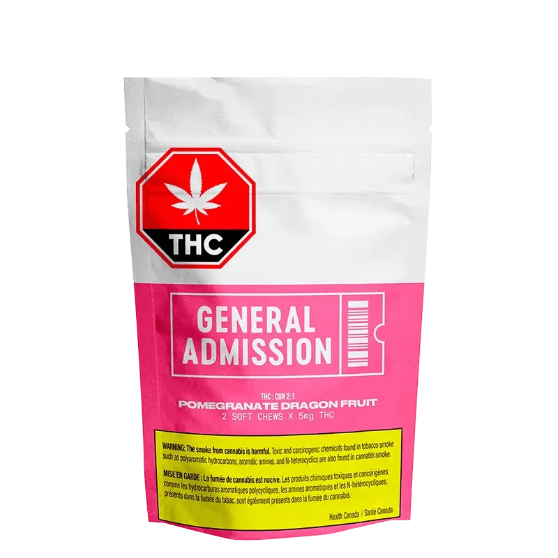 General Admission - Pomegranate Dragon Fruit Gummies (HYBRID) - Image 3