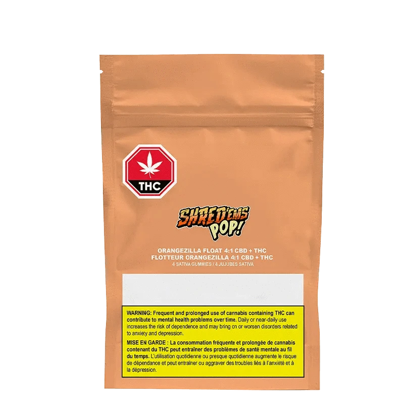 Shred'ems - Orangezilla Float 4:1 Gummies (SATIVA) - Image 3