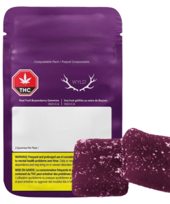 Wyld - Real Fruit Boysenberry 2:1:1 CBD:THC:CBN Gummies (INDICA)