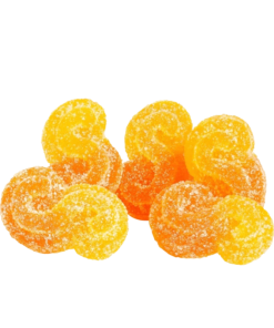Alternative view of Spinach Sourz - Fully Blasted Peach Orange 1:1 THC|CBD Gummy (HYBRID)