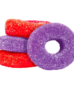 Alternative view of Olli O's - Sour Grape & Strawberry THC/CBC/CBD Gummies