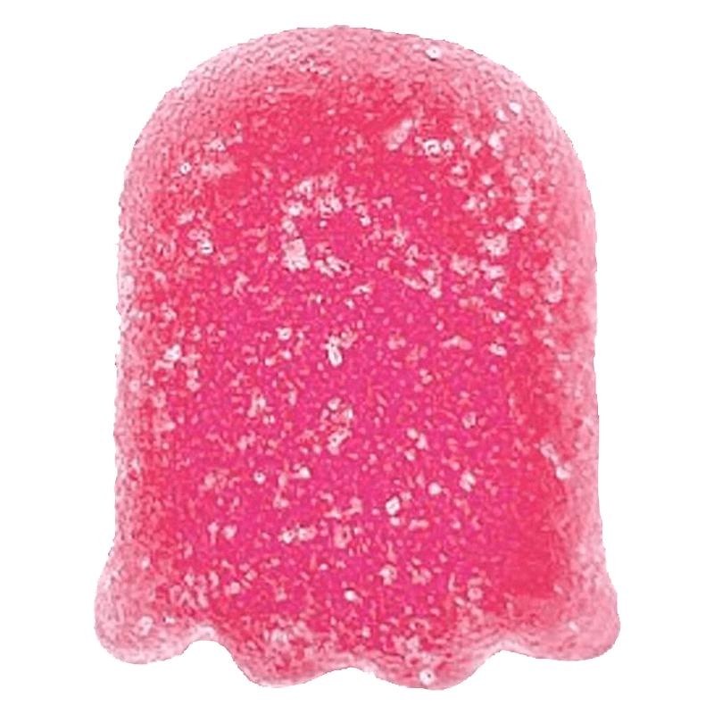 Ghost Drops - Sour Gshuz Ghost (Strawberry) Gummies (HYBRID) - Image 2