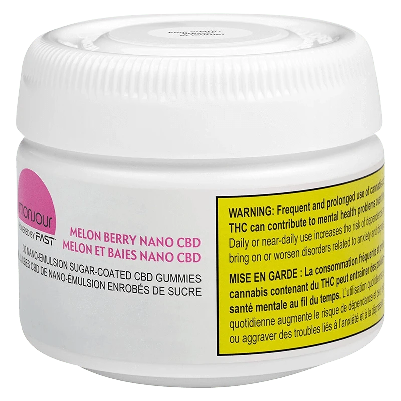 Monjour - Melon Berry Nano CBD Gummies (HYBRID) - Image 3