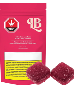 La Boca - Solventless Live Rosin Sour Cherry Gummies (HYBRID)