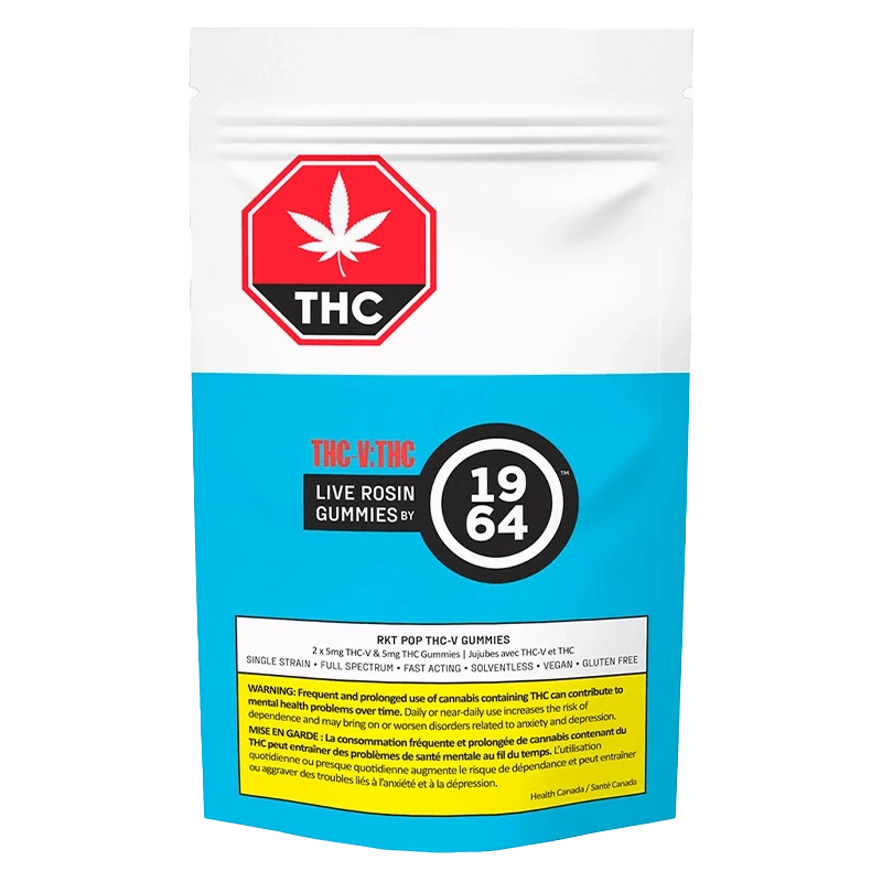 1964 - THC:THC-V RKT POP Live Rosin Gummies (SATIVA) - Image 3