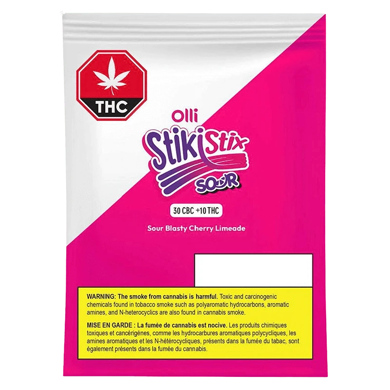 Olli Stikistix - 3:1 Sour Blasty Cherry Limeade CBC/THC Gummies (HYBRID) - Image 3
