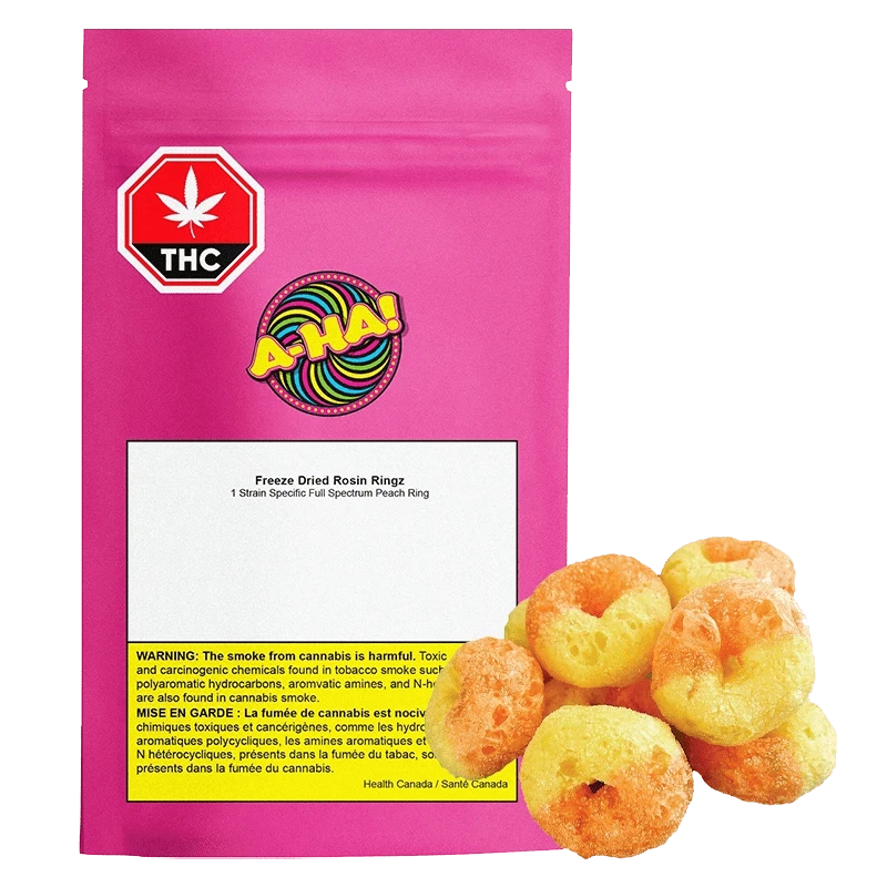 A-Ha! - Freeze Dried Rosin Rings Gummies (HYBRID)