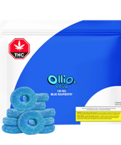 Olli Stikistix - Live Rosin Sour Blueberry Gummies (HYBRID)