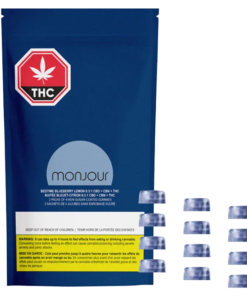 Monjour - Bedtime Blueberry Lemon 8:3:1 CBD:CBN:THC Gummies (INDICA)