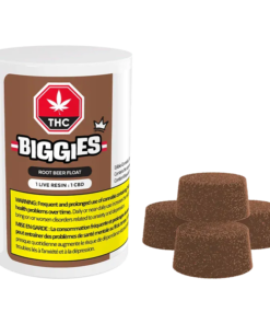 Biggies - Root Beer Float, 1:1 Live Resin:CBD Gummies (HYBRID)
