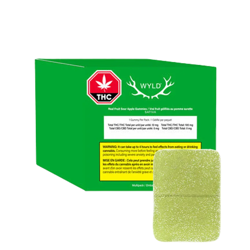 Wyld - Sour Apple THC Gummies (SATIVA)