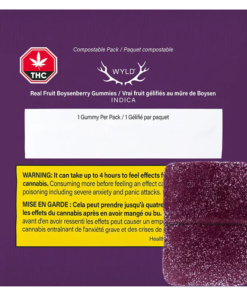 Wyld - Boysenberry 2:1:1 CBD:THC:CBN Gummies (INDICA)
