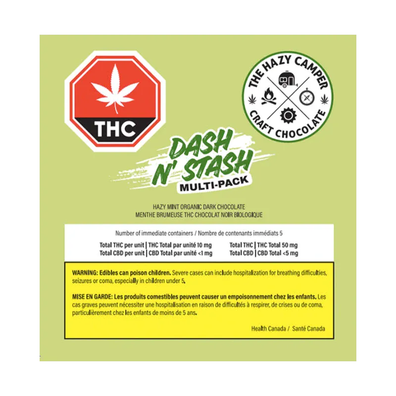 The Hazy Camper - Hazy Mint THC Chocolates - Image 3